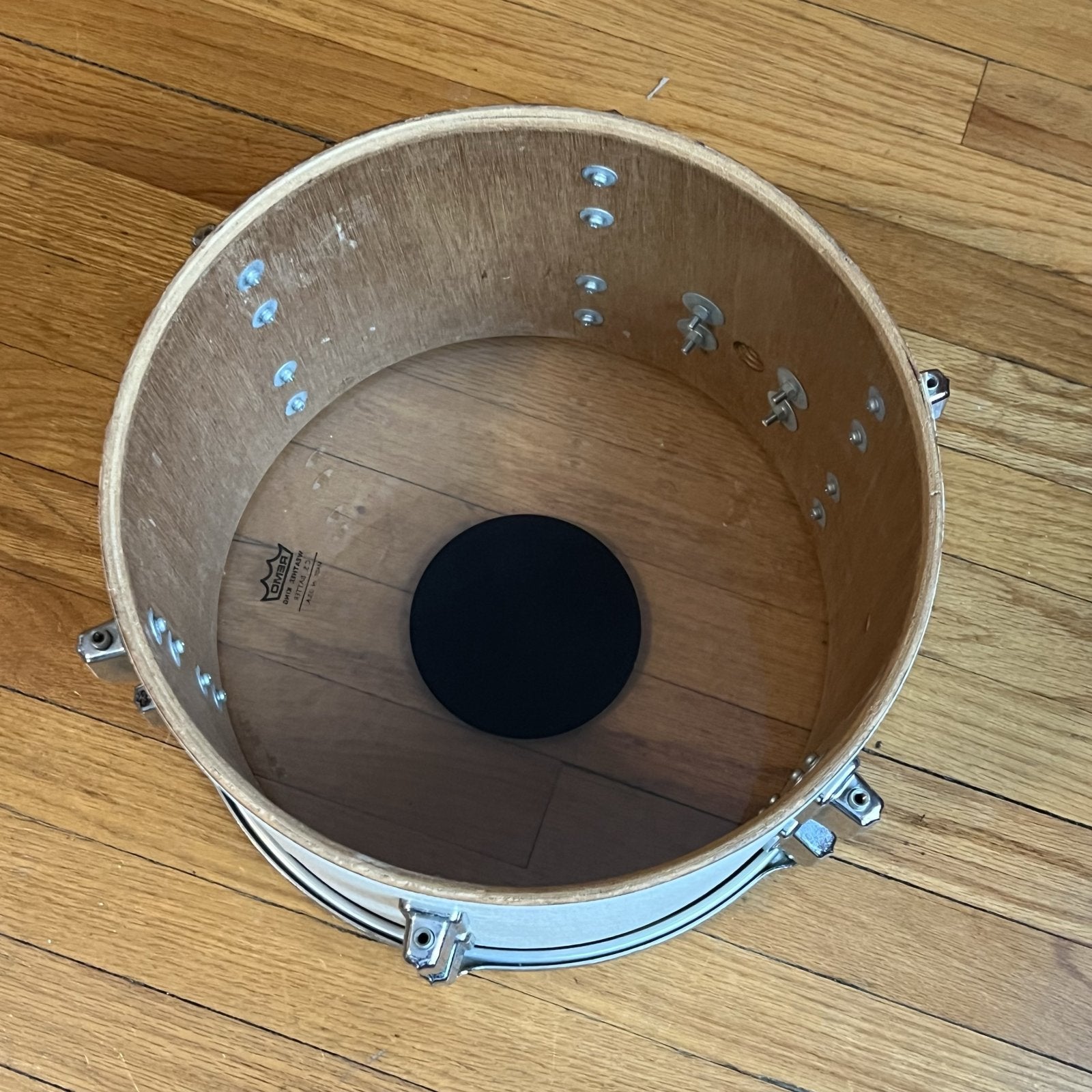 Pearl 9x13 Tom Drum White Naugahyde Leathgerette 1970s