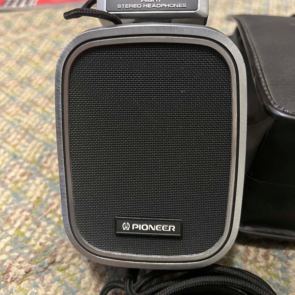 Pioneer SE-500 High Polymer Stereo Headphones Vintage 1981 Used