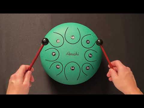 Amahi 8” Steel Tongue Drum Bronze