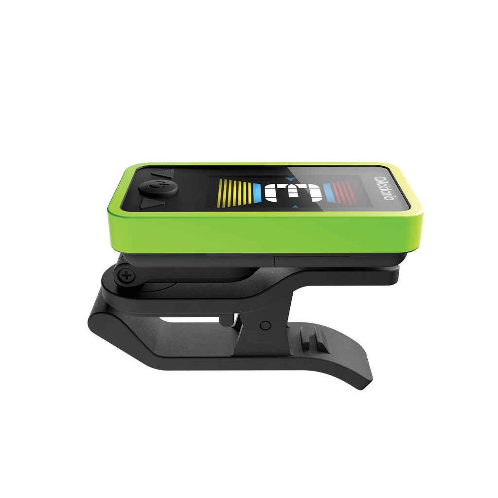 D'Addario Eclipse Headstock Guitar Tuner, Green