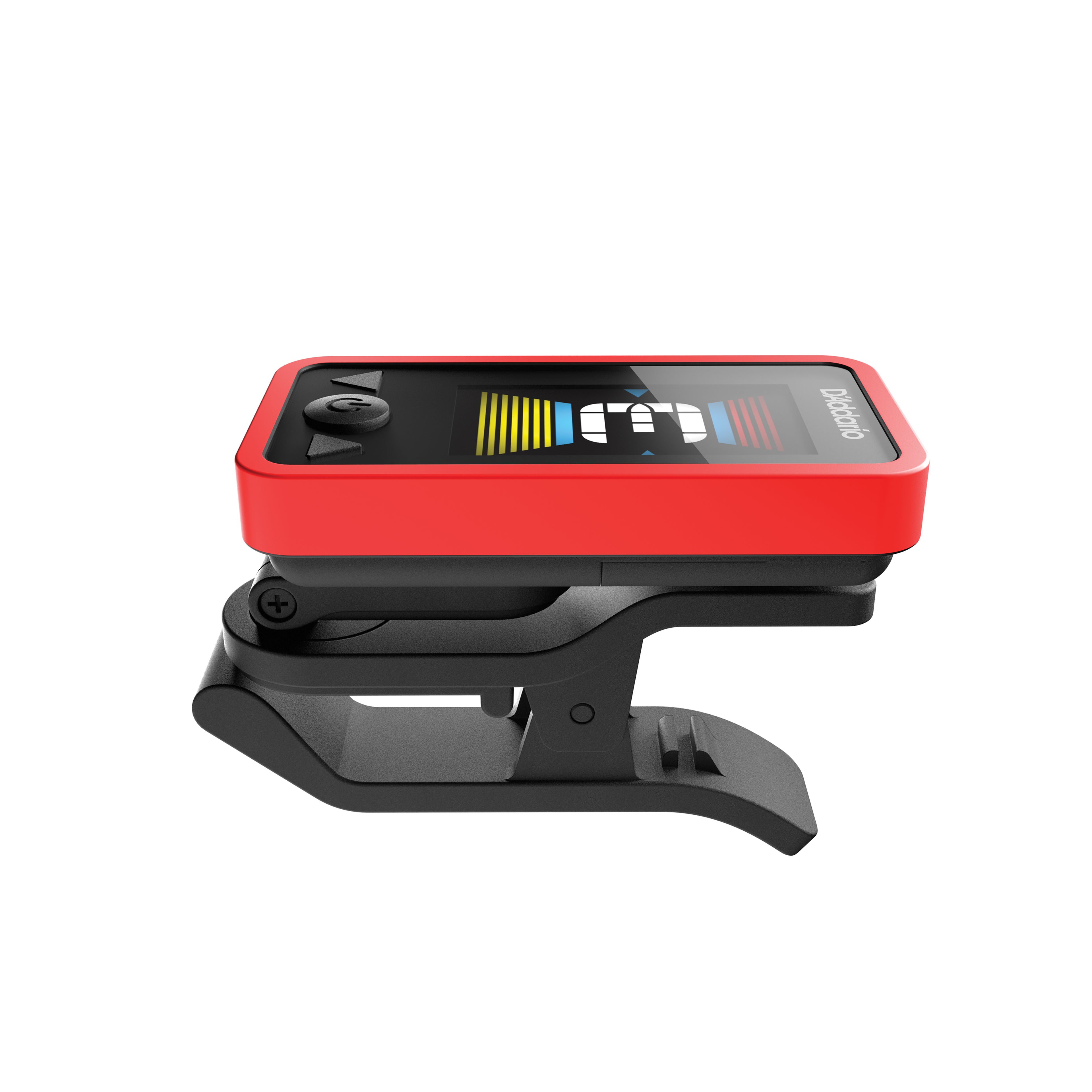 D'Addario Eclipse Headstock Guitar Tuner, Red