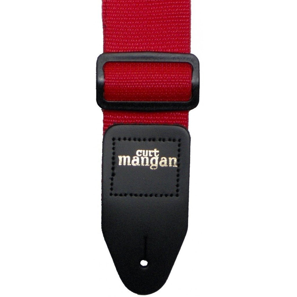 Curt Mangan Poly Guitar Strap Red