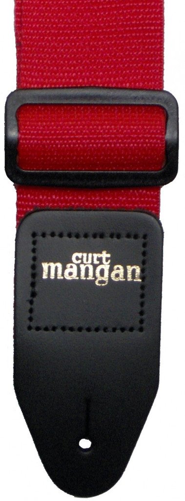 Curt Mangan Poly Guitar Strap Red