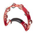 RhythmTech Half Moon Tambourine Red