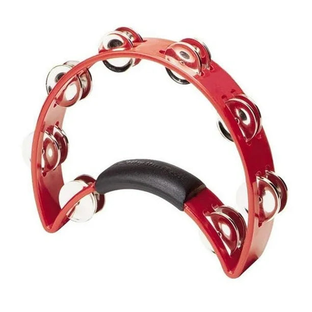 RhythmTech Half Moon Tambourine Red