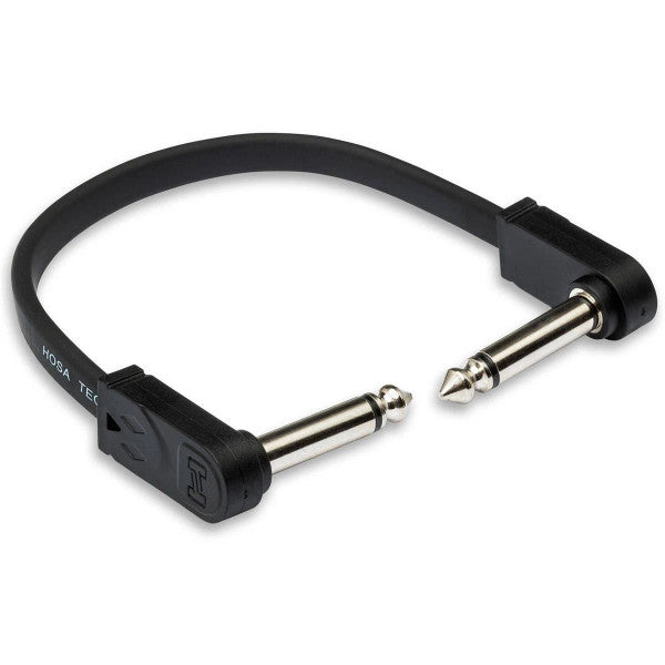 Hosa Flat Guitar Patch Cable MoldeFlat Guitar Cable 18in
