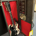 Silvertone 1448 Electric Guitar with Case Amp vintage 1960s