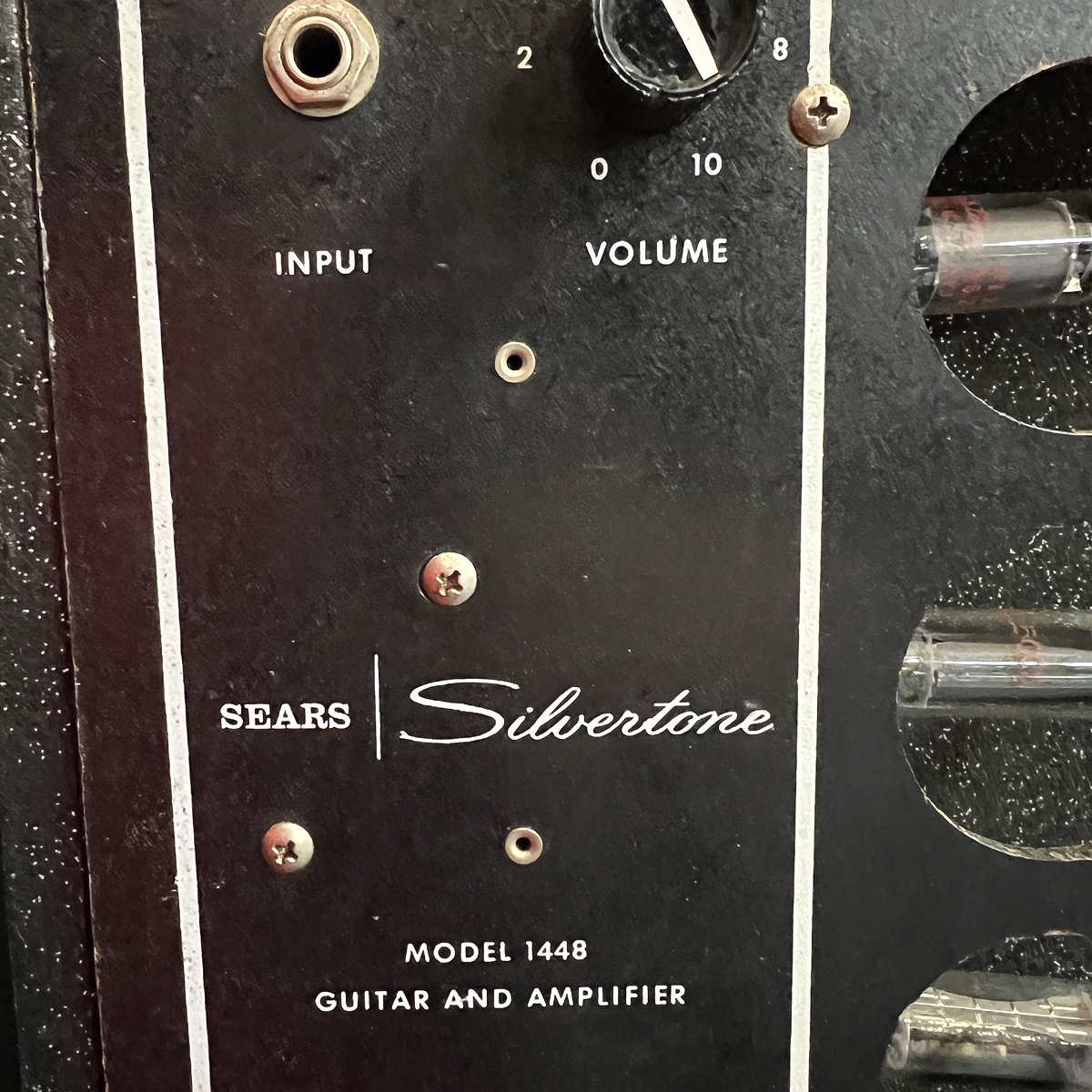 Silvertone 1448 Electric Guitar with Case Amp vintage 1960s