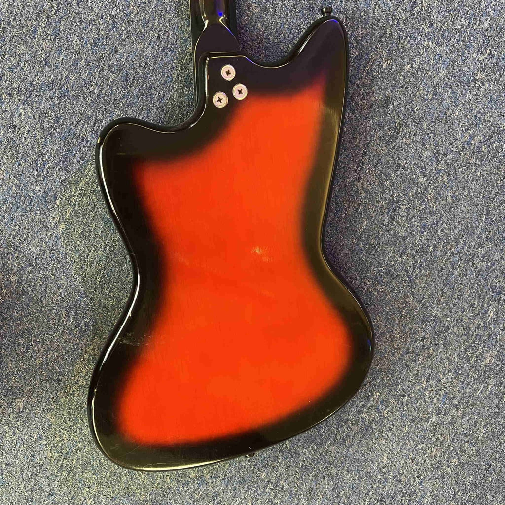 Silvertone 1478 Silhouette Electric Guitar 1960s Sunburst  w/case (used)