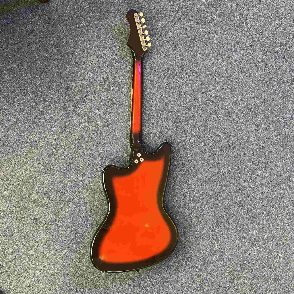 Silvertone 1478 Silhouette Electric Guitar 1960s Sunburst  w/case (used)