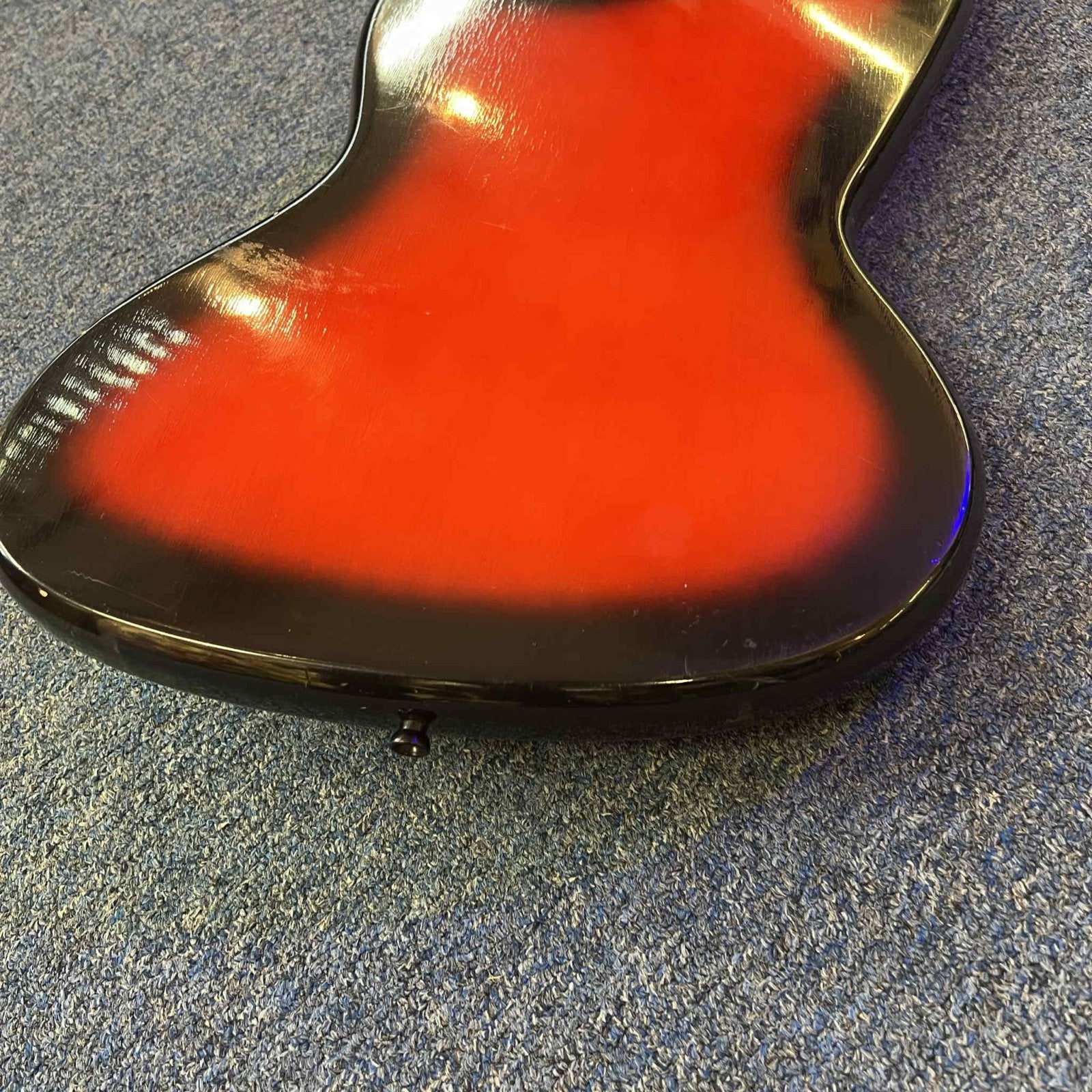 Silvertone 1478 Silhouette Electric Guitar 1960s Sunburst  w/case (used)