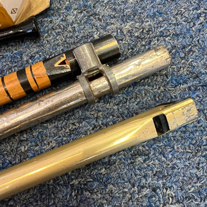 Slide Whistle , wooden and metal flute