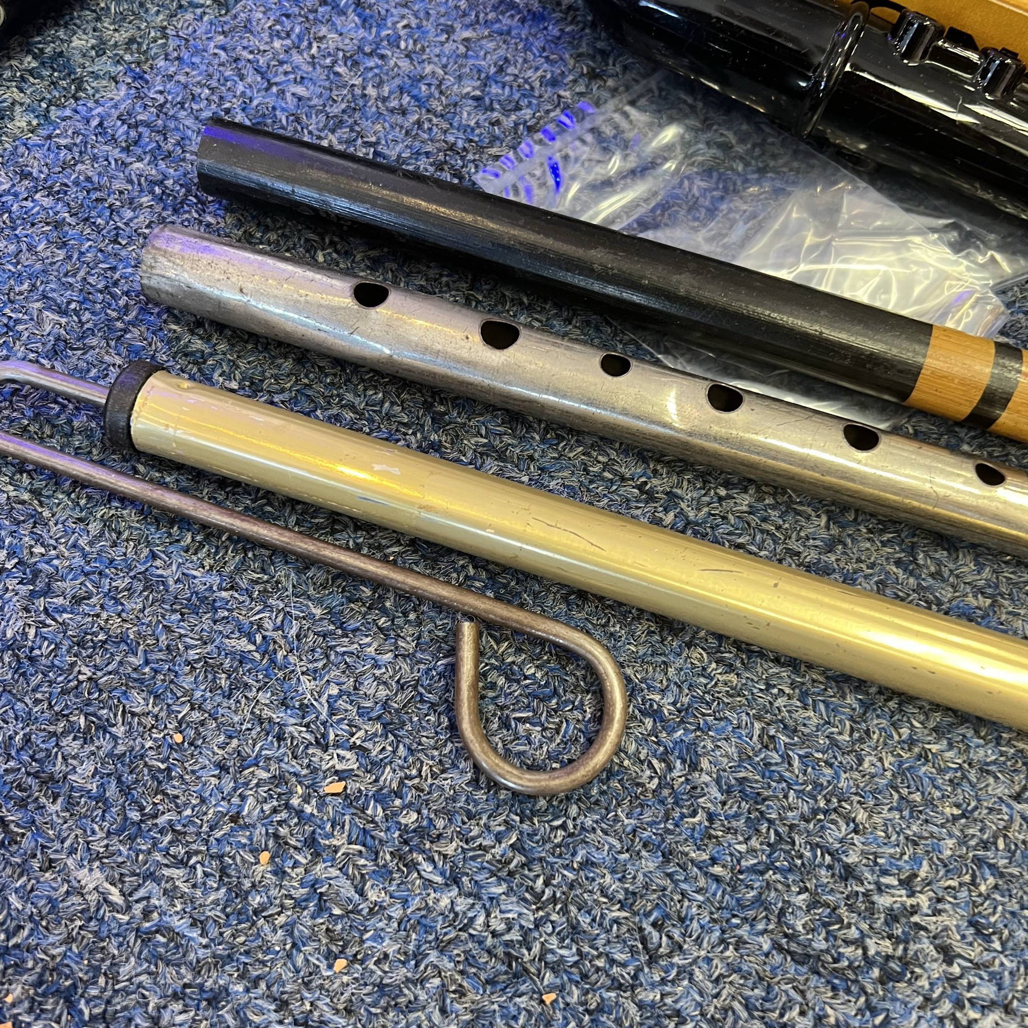 Slide Whistle , wooden and metal flute