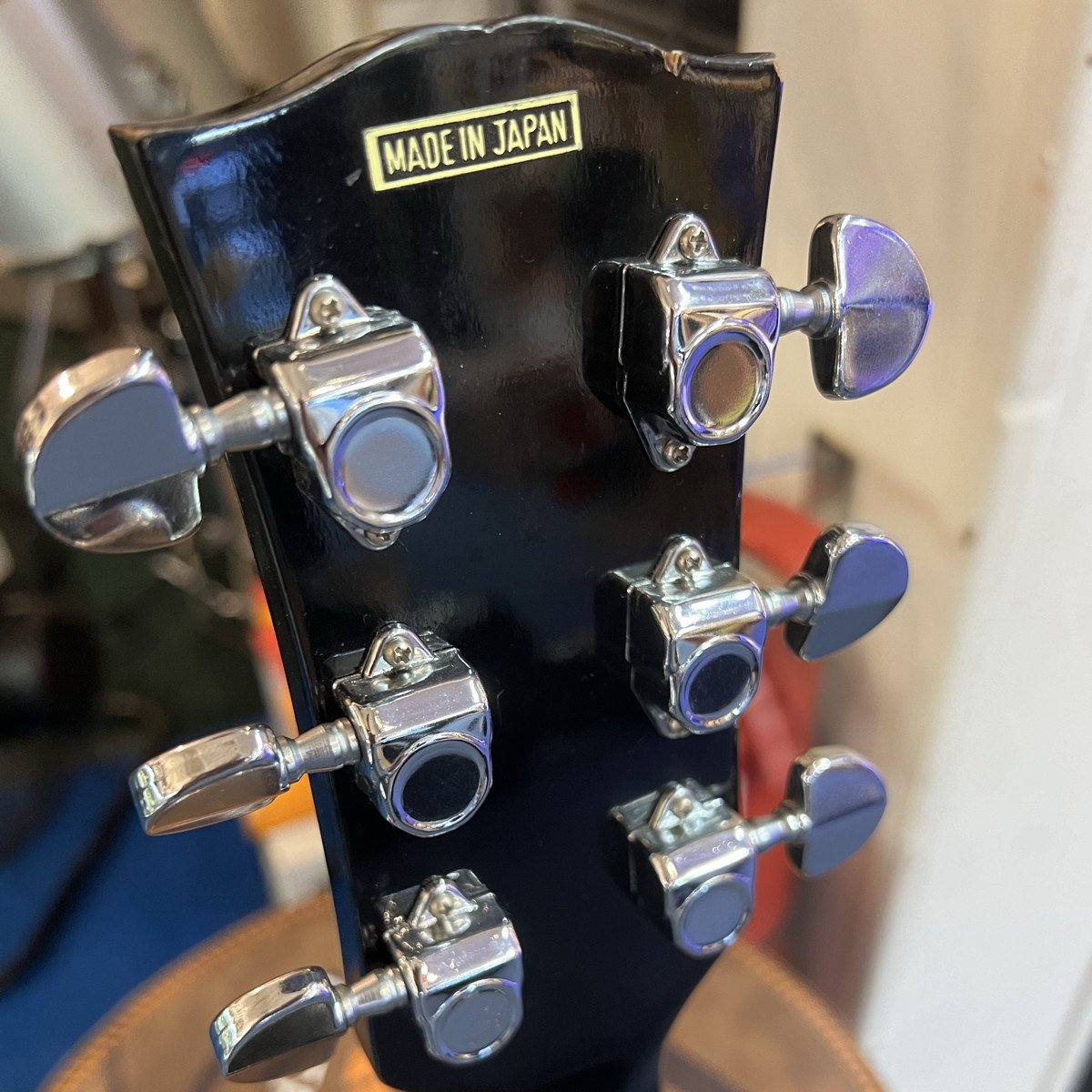 Takamine F-341 Acoustic Electric Guitar Black w/case 1983
