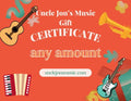 Uncle Jon's Music Gift Card
