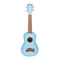 Makala Dolphin Bridge Soprano Ukulele Light Blue Burst
