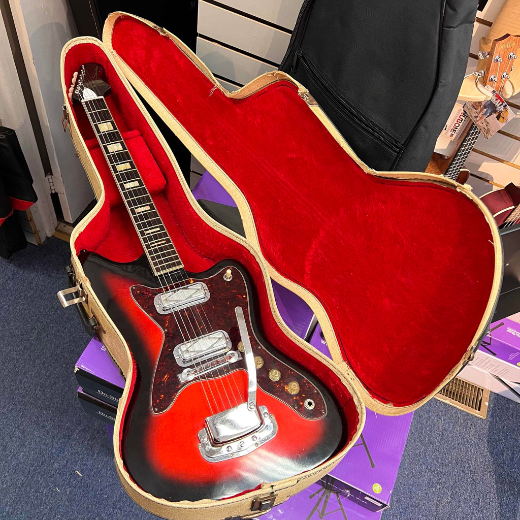 Silvertone 1478 Silhouette 1960s w/case (used)