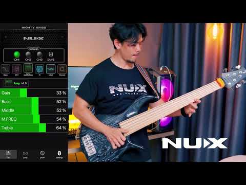 NUX Mighty Bass 50BT 1 x 6.5-inch 50-watt Bass Combo Amp